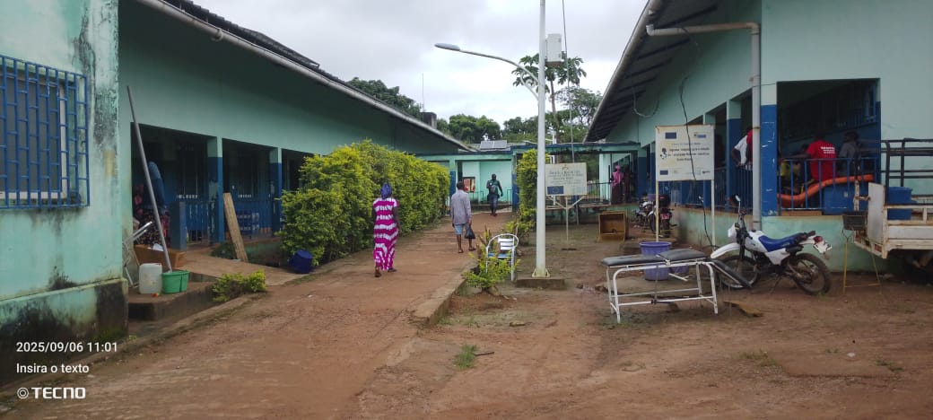 Centro de Saúde de Buba: Maternidade em condições precárias