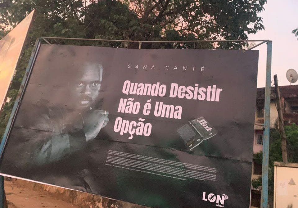 Ordem superior ordena a retirada do cartaz do escritor guineense